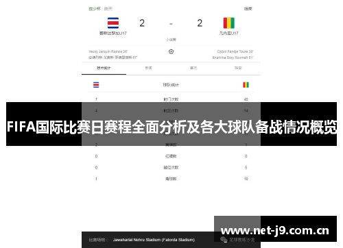 FIFA国际比赛日赛程全面分析及各大球队备战情况概览